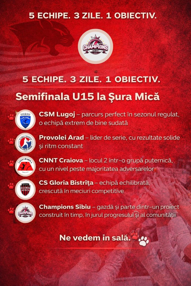 19.03.2026 Semifinala U15 – Șura Mică