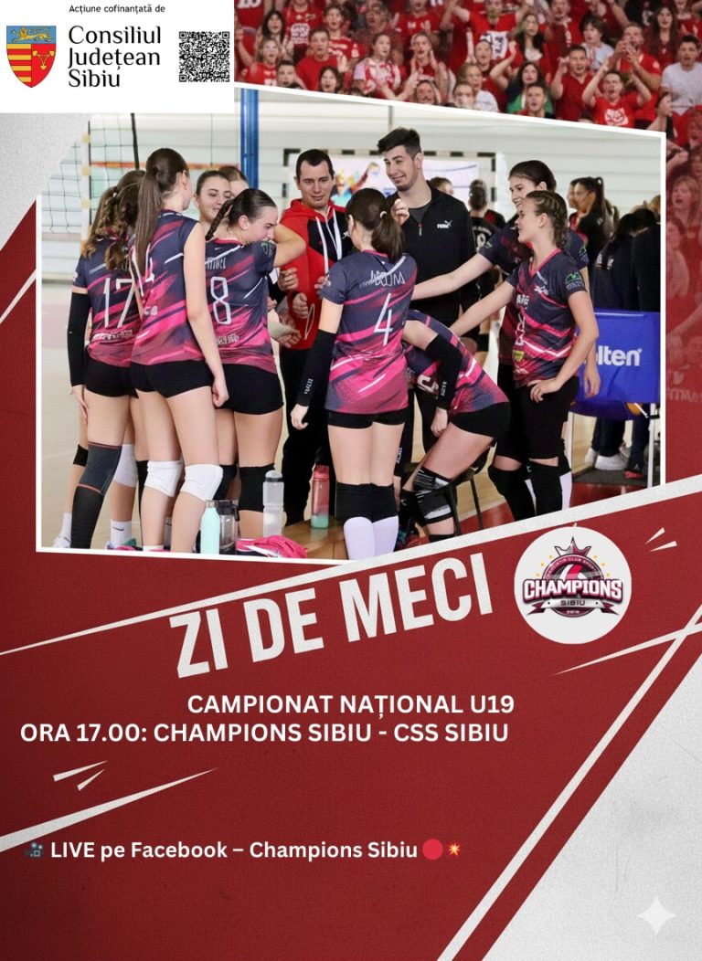 13.02.2026 Astăzi: duel sibian în Turneul 4 U19!